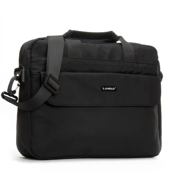 Сумка Мужская Для Ноутбука нейлон Lanpad 63753 black