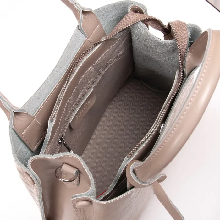 Сумка Женская Классическая кожа ALEX RAI 1546-1 l.beige