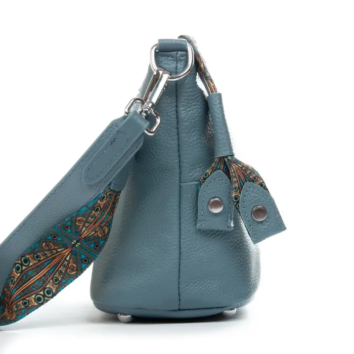 Сумка Женская Классическая кожа ALEX RAI 99120 blue green