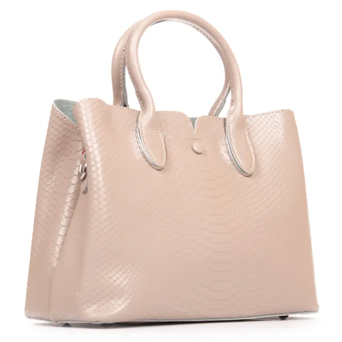 Сумка Женская Классическая кожа ALEX RAI 8637 beige