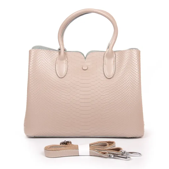 Сумка Женская Классическая кожа ALEX RAI 8637 beige