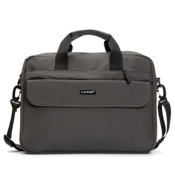 Сумка Мужская Для Ноутбука нейлон Lanpad 63753 grey