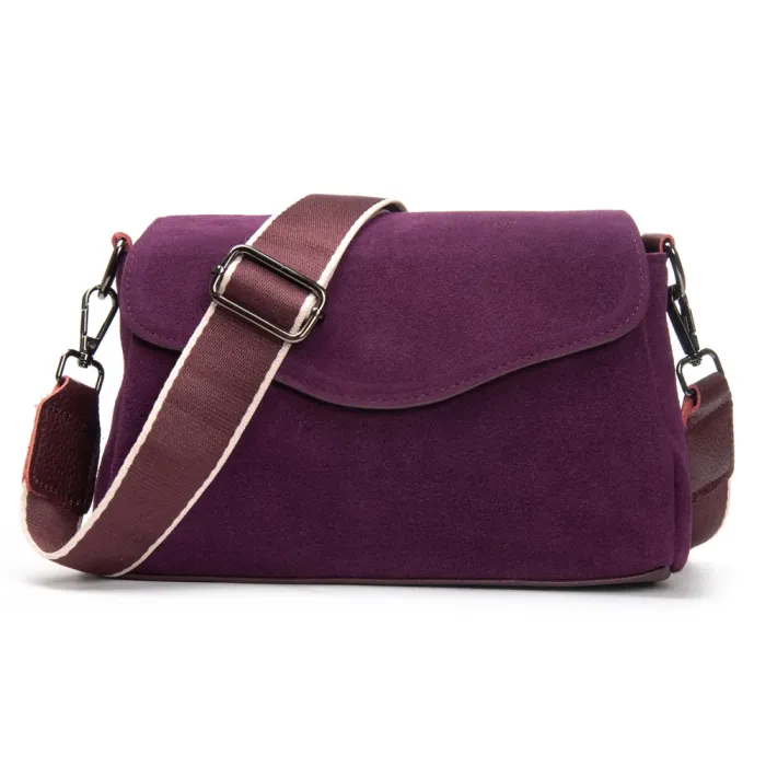 Сумка Женская Классическая замш ALEX RAI 99118 bordo