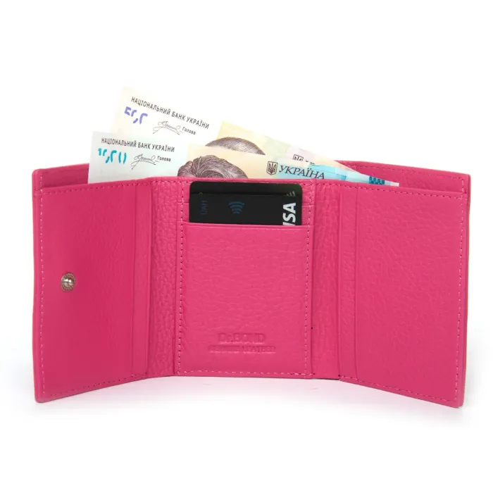 Кошелек Bright Женский кожа DR. BOND WS-6 plum-red