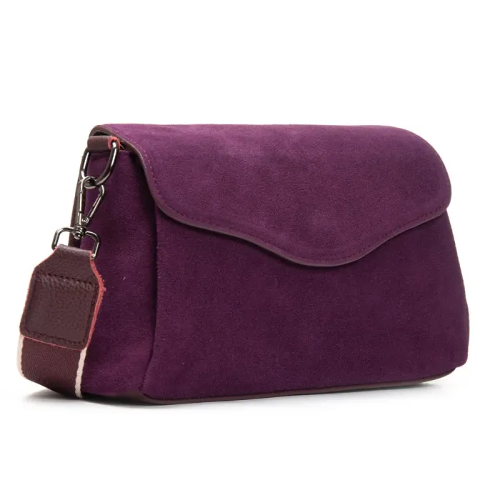 Сумка Женская Классическая замш ALEX RAI 99118 bordo