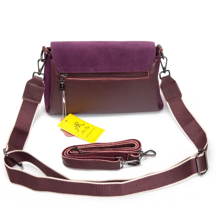 Сумка Женская Классическая замш ALEX RAI 99118 bordo