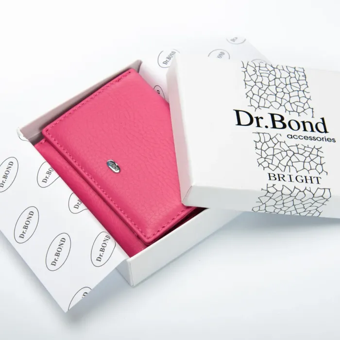 Кошелек Bright Женский кожа DR. BOND WS-6 plum-red
