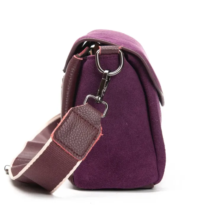 Сумка Женская Классическая замш ALEX RAI 99118 bordo