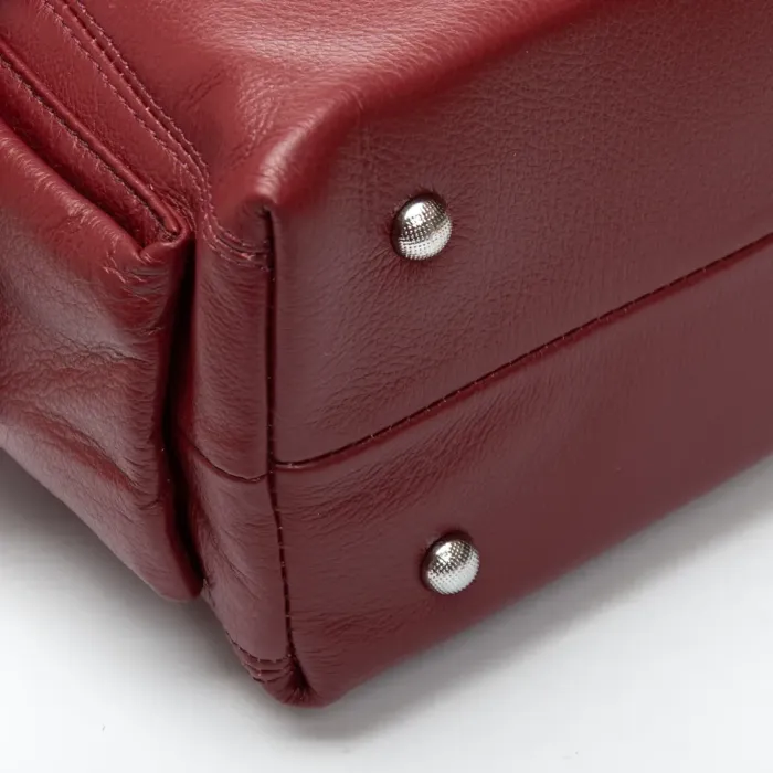 Сумка Женская Классическая кожа ALEX RAI 91008-9 bordo