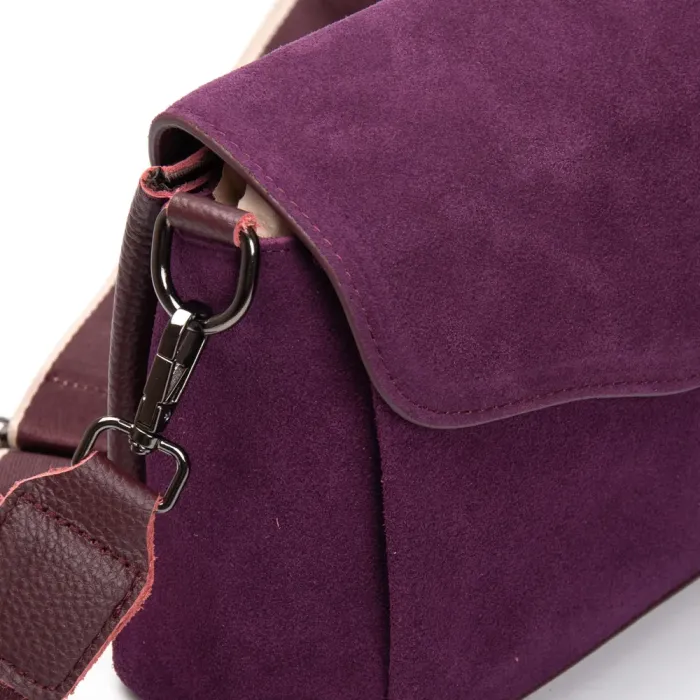 Сумка Женская Классическая замш ALEX RAI 99118 bordo