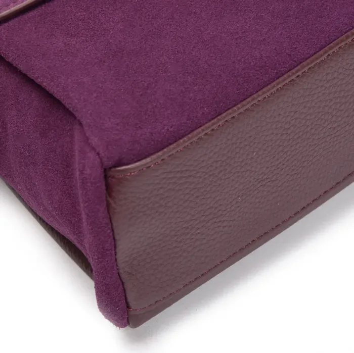 Сумка Женская Классическая замш ALEX RAI 99118 bordo