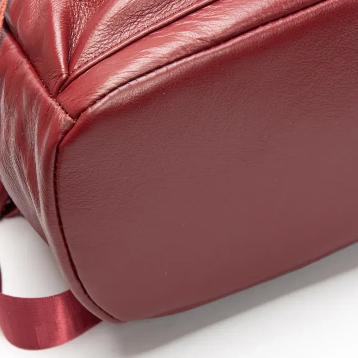 Сумка Женская Рюкзак кожа ALEX RAI 8635-9 bordo