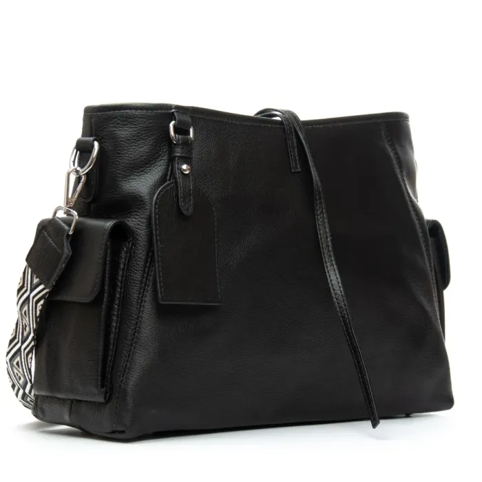 Сумка Женская Классическая кожа ALEX RAI 91008-9 black