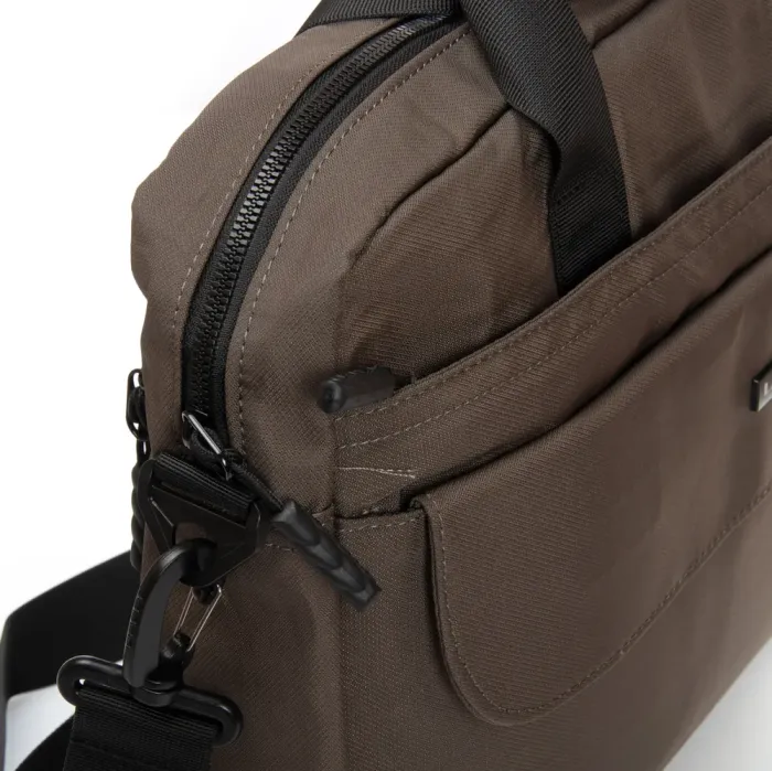 Сумка Мужская Для Ноутбука нейлон Lanpad 63753 brown