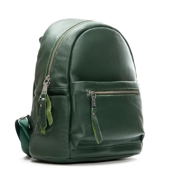 Сумка Женская Рюкзак кожа ALEX RAI 8635-9 green