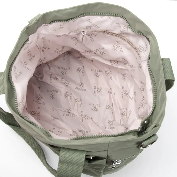 Сумка Женская Текстиль полиамид Jielshi B118 d.green
