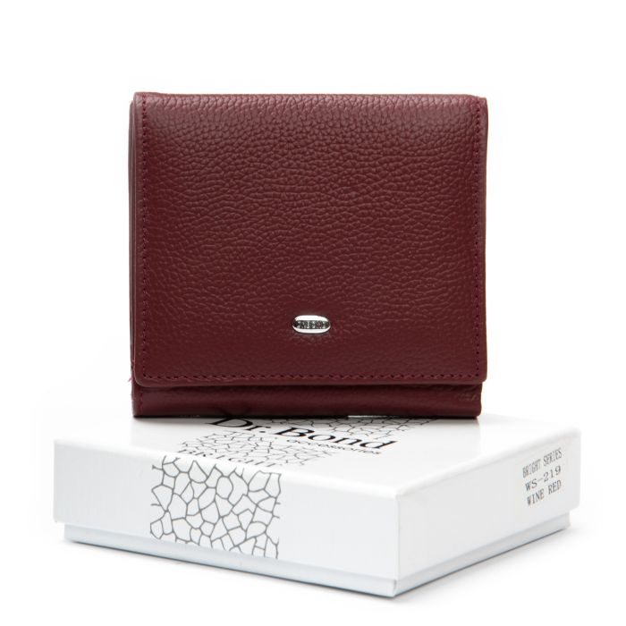 Кошелек Bright Женский кожа DR. BOND WS-219 wine red