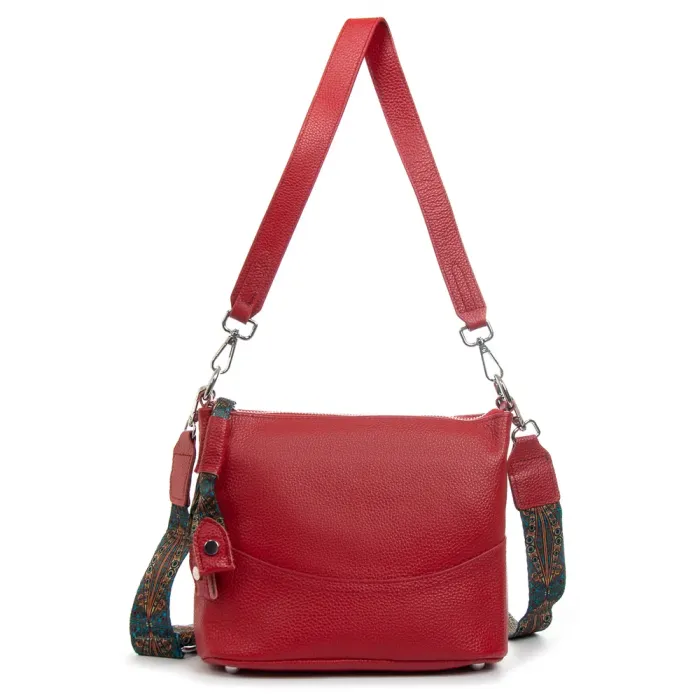Сумка Женская Классическая кожа ALEX RAI 99120 red
