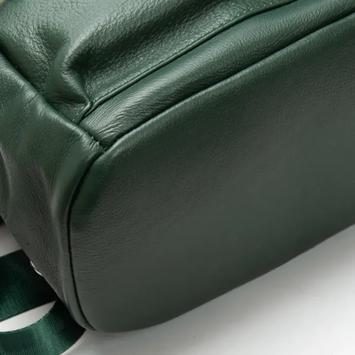 Сумка Женская Рюкзак кожа ALEX RAI 8635-9 green