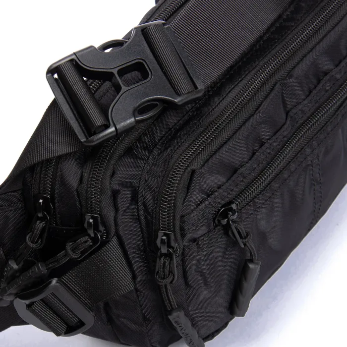 Сумка Мужская пояс-бананка нейлон Lanpad 63761 black