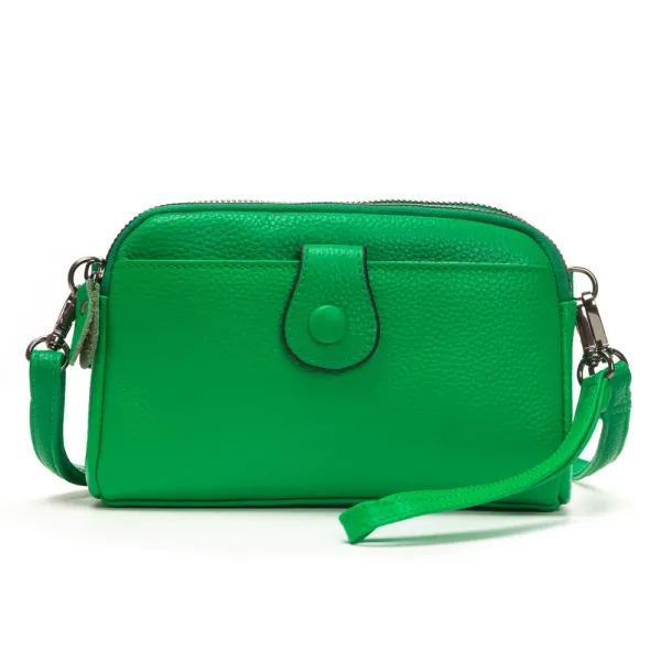 Сумка Женская Клатч кожа ALEX RAI 88085 l.green