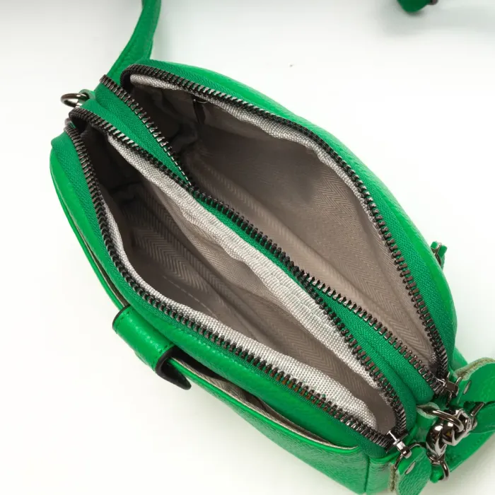 Сумка Женская Клатч кожа ALEX RAI 88085 l.green