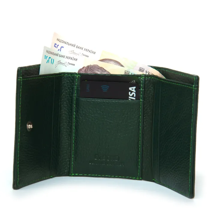 Кошелек Bright Женский кожа DR. BOND WS-6 green
