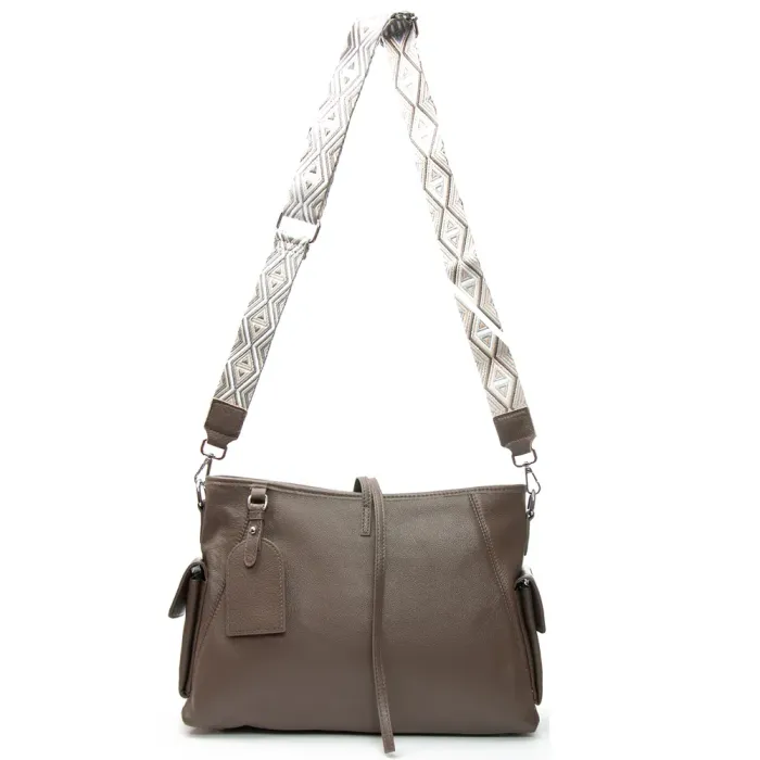 Сумка Женская Классическая кожа ALEX RAI 91008-9 khaki