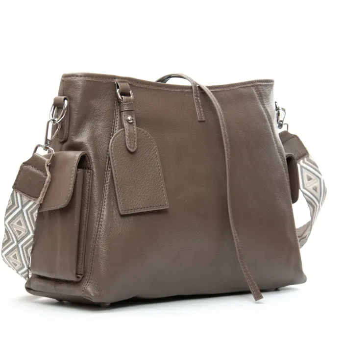 Сумка Женская Классическая кожа ALEX RAI 91008-9 khaki