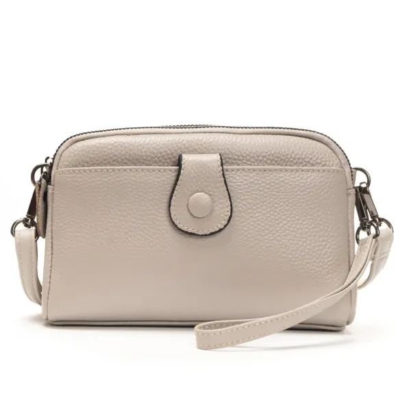 Сумка Женская Клатч кожа ALEX RAI 88085 pale grey