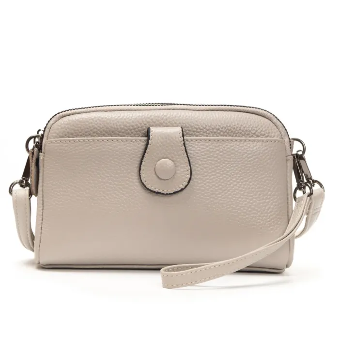 Сумка Женская Клатч кожа ALEX RAI 88085 pale grey