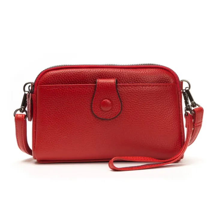 Сумка Женская Клатч кожа ALEX RAI 88085 red