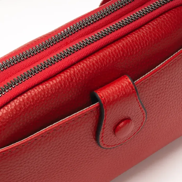 Сумка Женская Клатч кожа ALEX RAI 88085 red