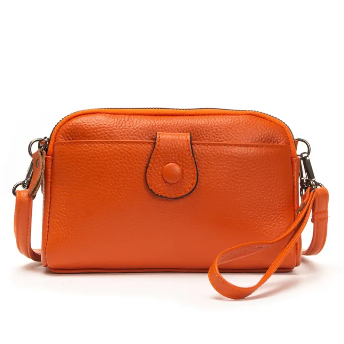 Сумка Женская Клатч кожа ALEX RAI 88085 orange