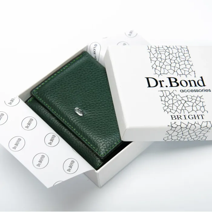 Кошелек Bright Женский кожа DR. BOND WS-6 green