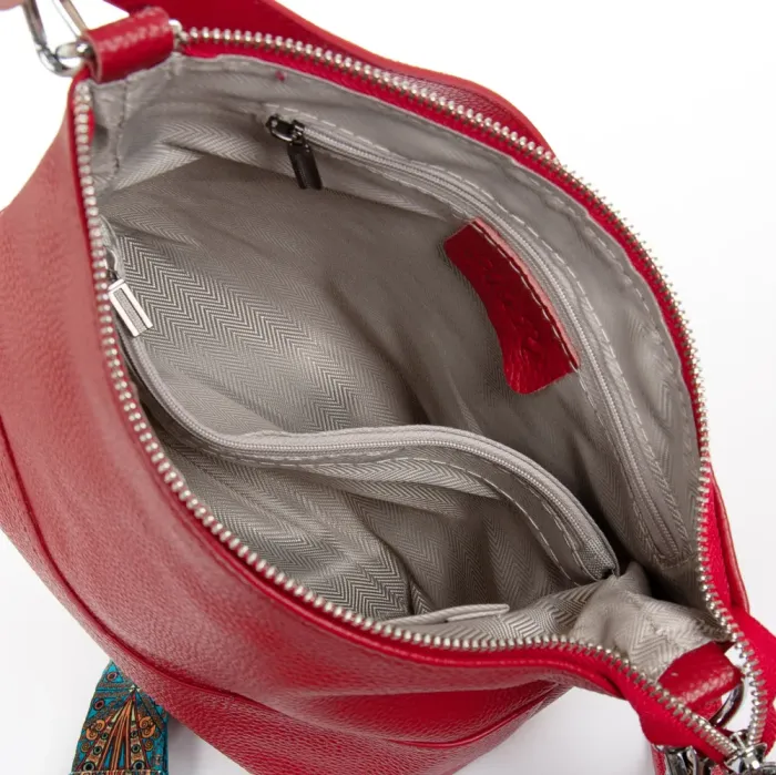 Сумка Женская Классическая кожа ALEX RAI 99120 red