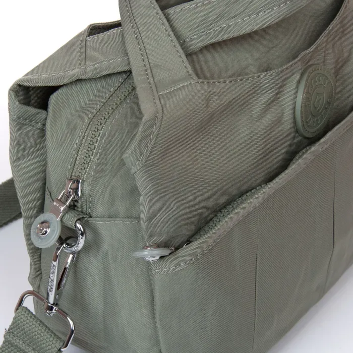 Сумка Женская Текстиль полиамид Jielshi 3771 d.green