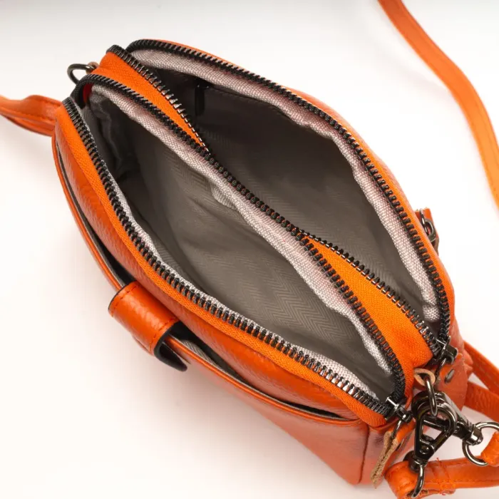 Сумка Женская Клатч кожа ALEX RAI 88085 orange