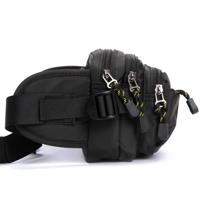 Сумка Мужская пояс-бананка нейлон Lanpad 63737 black