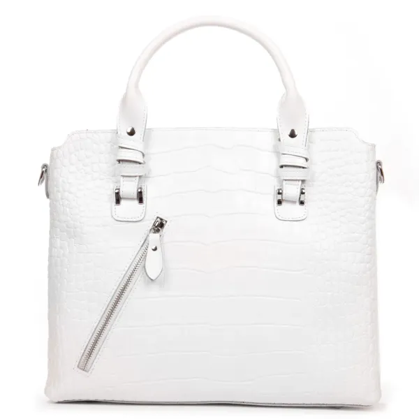 Сумка Женская Классическая кожа ALEX RAI 8640 white