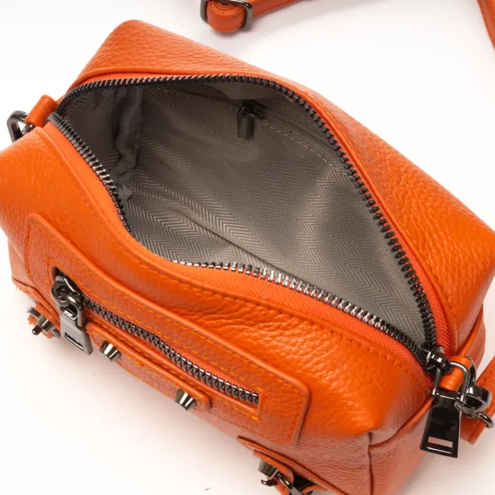 Сумка Женская Клатч кожа ALEX RAI 60072 orange