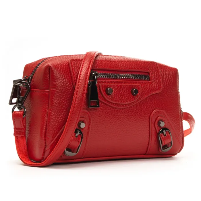 Сумка Женская Клатч кожа ALEX RAI 60072 red