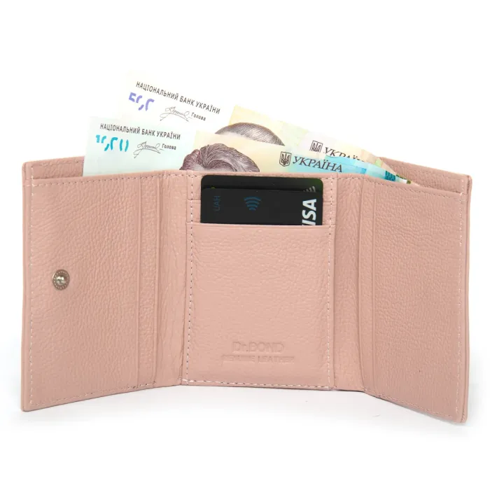 Кошелек Bright Женский кожа DR. BOND WS-6 pink