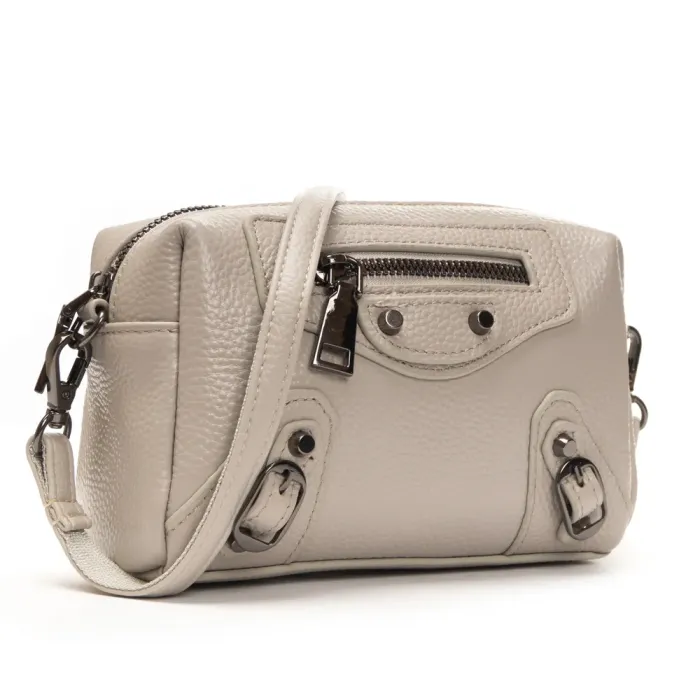Сумка Женская Клатч кожа ALEX RAI 60072 pale grey
