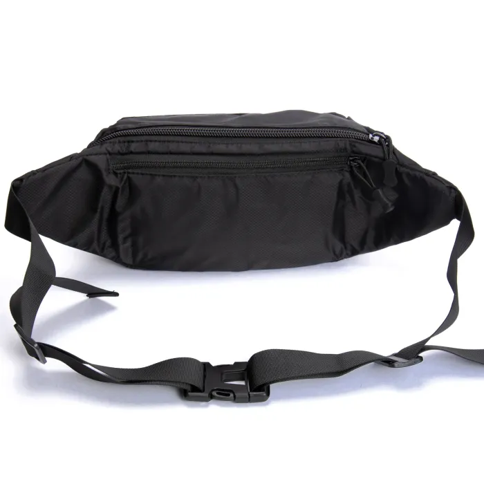 Сумка Мужская пояс-бананка нейлон Lanpad 61027 black