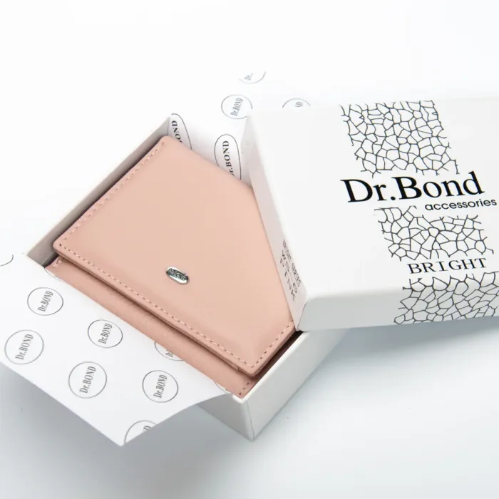 Кошелек Bright Женский кожа DR. BOND WS-6 pink