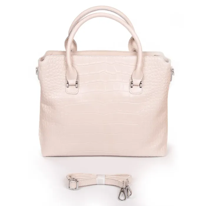 Сумка Женская Классическая кожа ALEX RAI 8640 beige