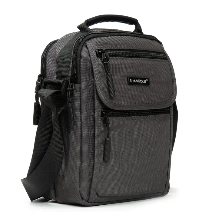 Сумка Мужская Планшет нейлон Lanpad A0937 gray