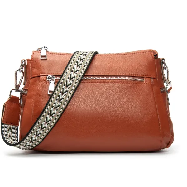 Сумка Женская Классическая кожа ALEX RAI 2048-9 camel