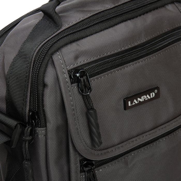 Сумка Мужская Планшет нейлон Lanpad A0937 gray